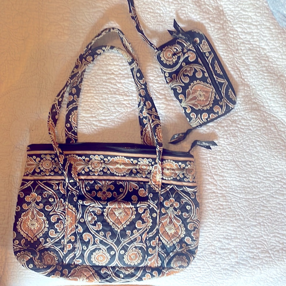 Vera Bradley bag and matching wallet